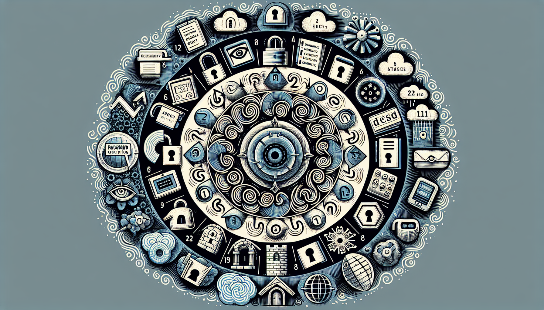 Illustration of PCI DSS security requirements