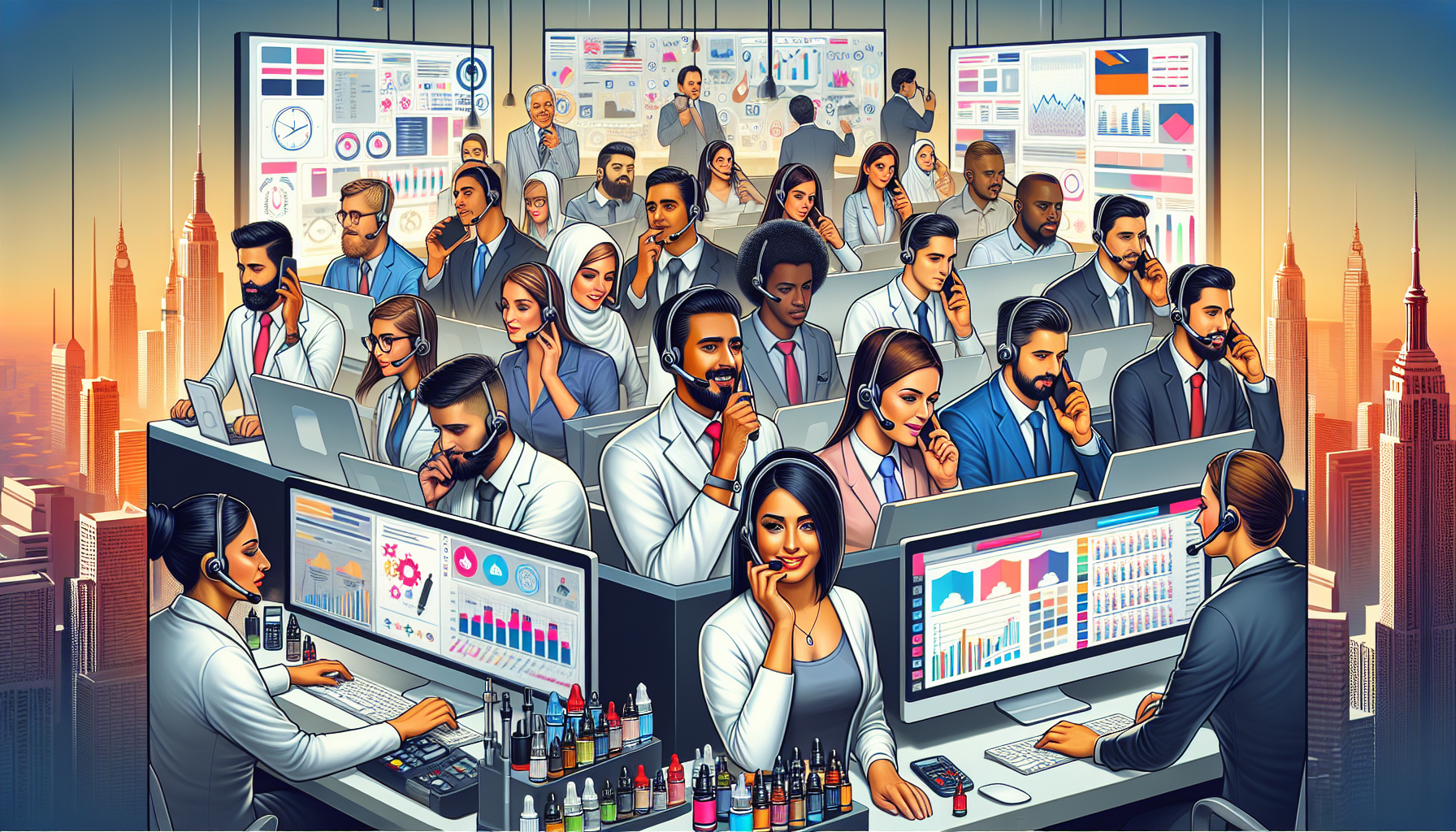 Illustration of proactive customer support to reduce chargebacks in vape industry